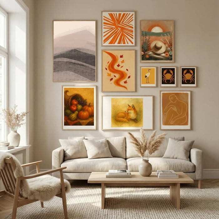 Póster Abstract Mountains – póster e impresión artística