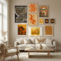 Abstract Symbol Slab Poster – plakat og kunsttryk