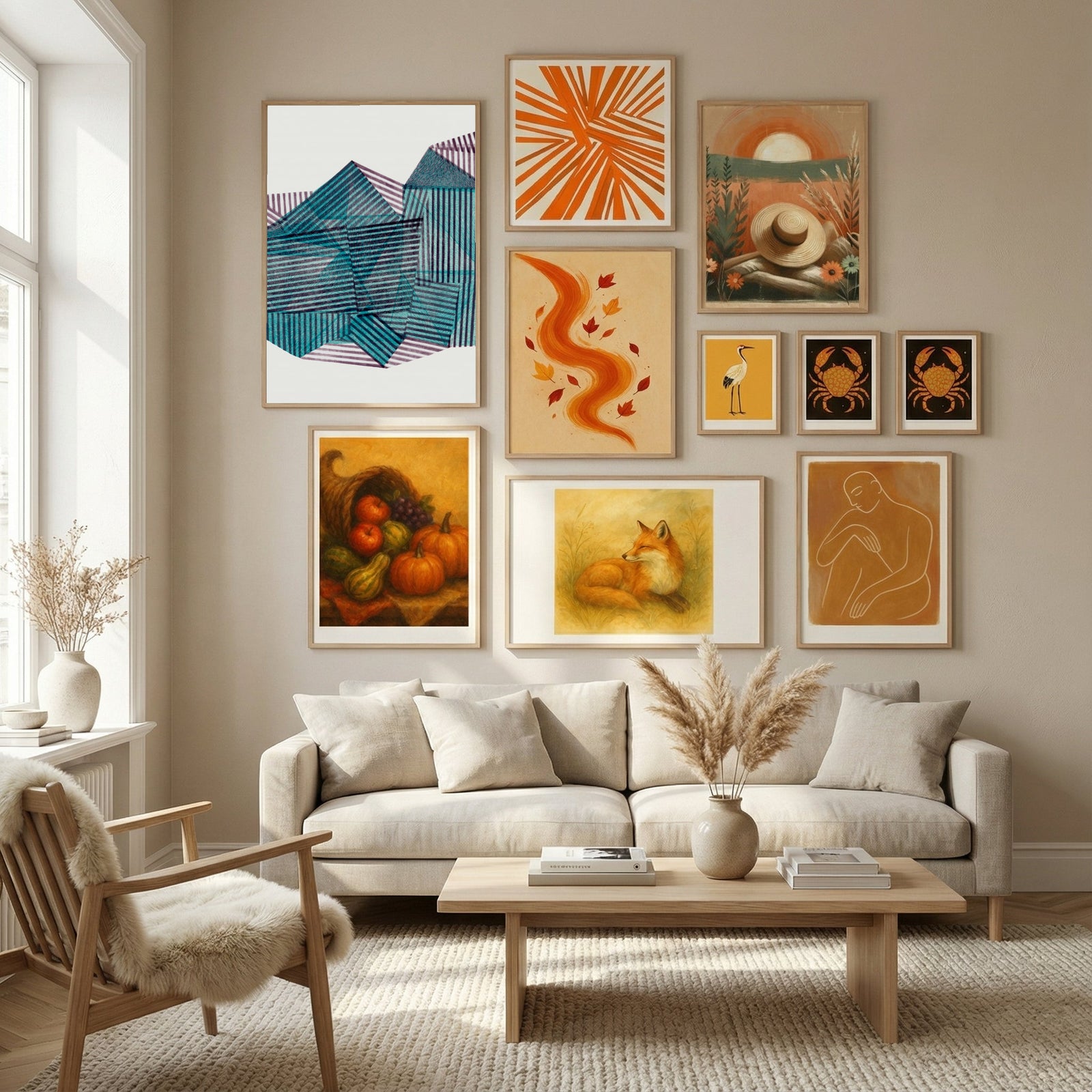 Amulet IV. Poster by Paulina Vårregn in Nordic Tranquility gallery wall
