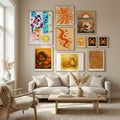 Anemones after G. L. Hunter, Tamara Jare, oil on canvas Poster by Tamara Jare in Nordic Tranquility gallery wall