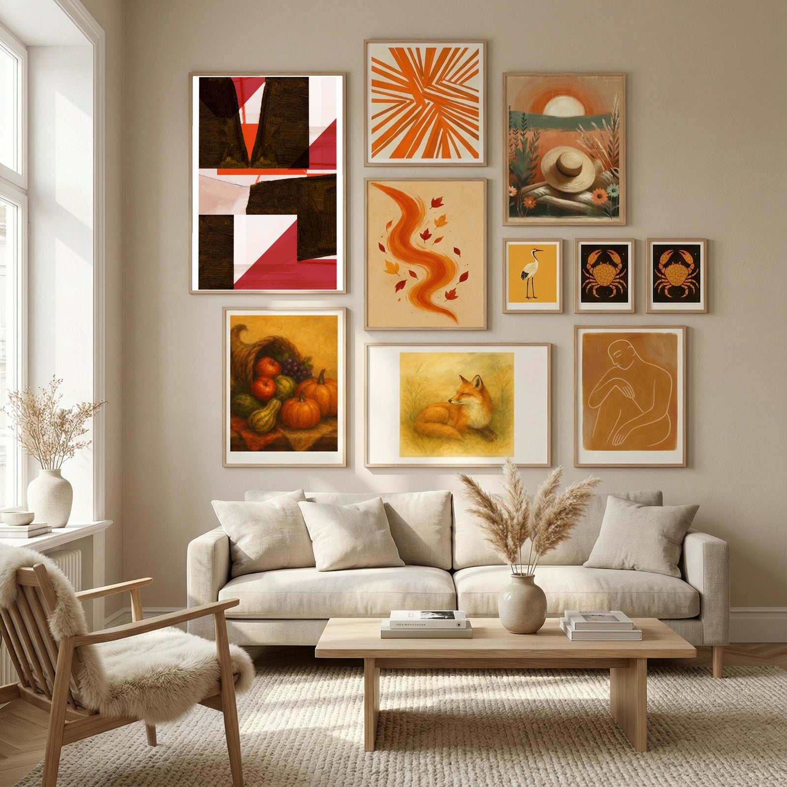 Angles 11 Poster by cartissi in Nordic Tranquility gallery wall