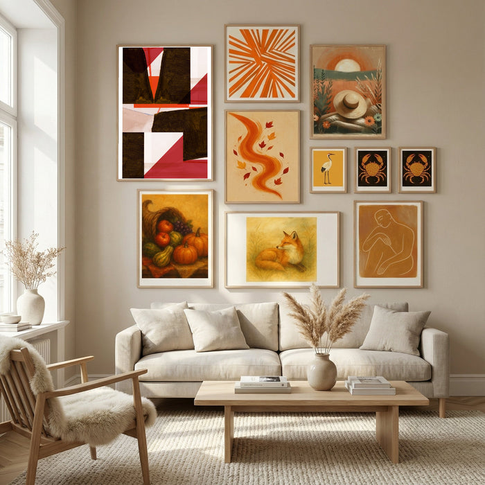 Angles 11 Poster by cartissi in Nordic Tranquility gallery wall