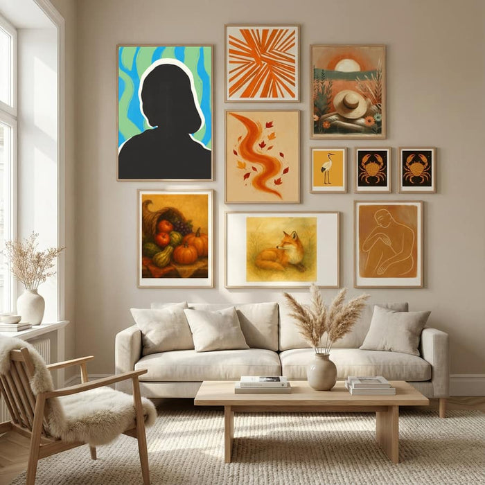 Anonymous Portrait In Cool Colors Poster – poster and art print