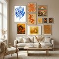 Blue Aquatic Plant Poster 4 – poster and art print