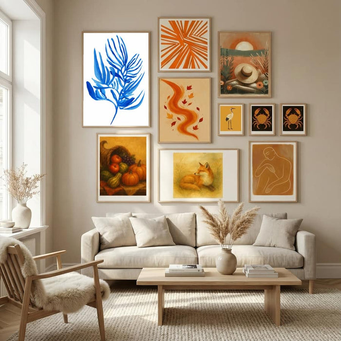 Blue Aquatic Plant Poster 6 – poster and art print
