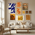 Blue Leafs Poster – poster and art print