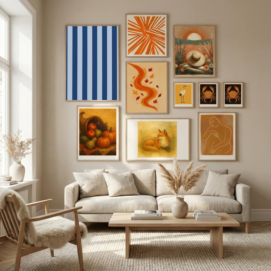 Poster Blue Stripes – poster e stampa artistica