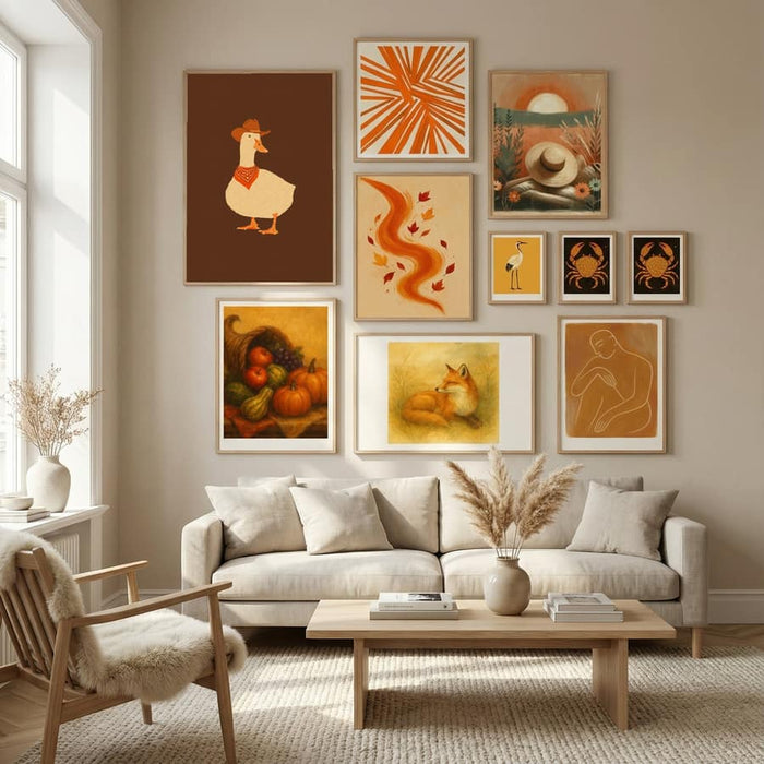 Bo the Cowboy Duck Poster by Anyone Can Yeehaw in Nordic Tranquility gallery wall