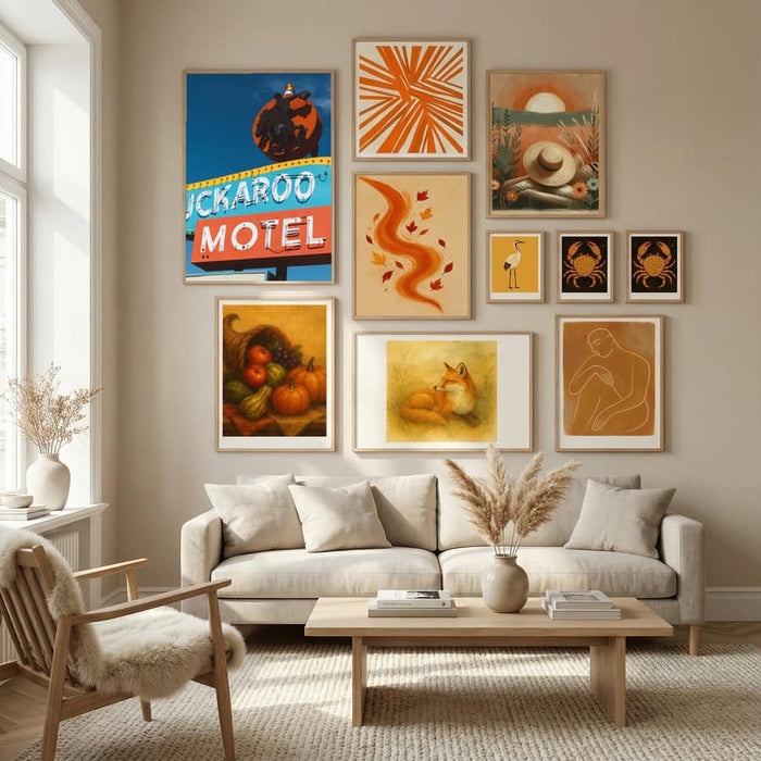 Buckaroo Motel Poster by Bethany Young in Nordic Tranquility gallery wall