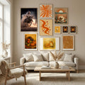 BullRide Poster by Marcel Egger in Nordic Tranquility gallery wall