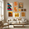 Cascading Petals Poster by cartissi in Nordic Tranquility gallery wall
