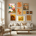 Chic Reading Corner Poster by Kintsugi99 in Nordic Tranquility gallery wall