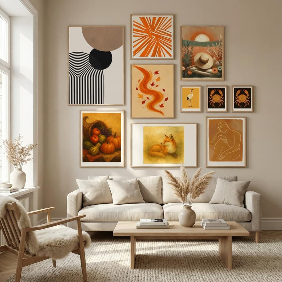 Poster Composition lines and circles 4 – poster e stampa artistica