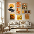 Cowboy In the Sunset Poster by Andreas Magnusson in Nordic Tranquility gallery wall