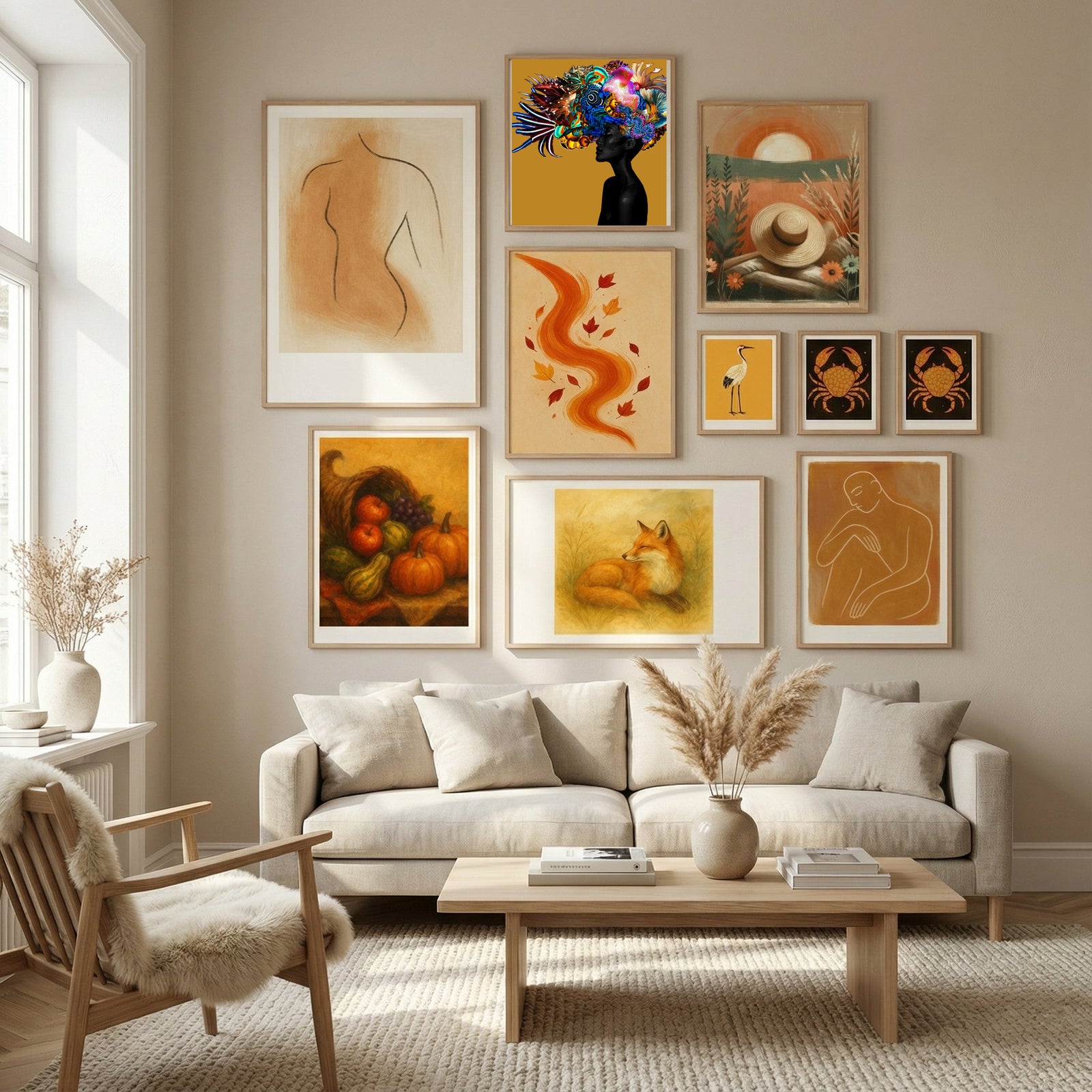 Crowning Glory II Poster by Lolita Lorenzo in Nordic Tranquility gallery wall
