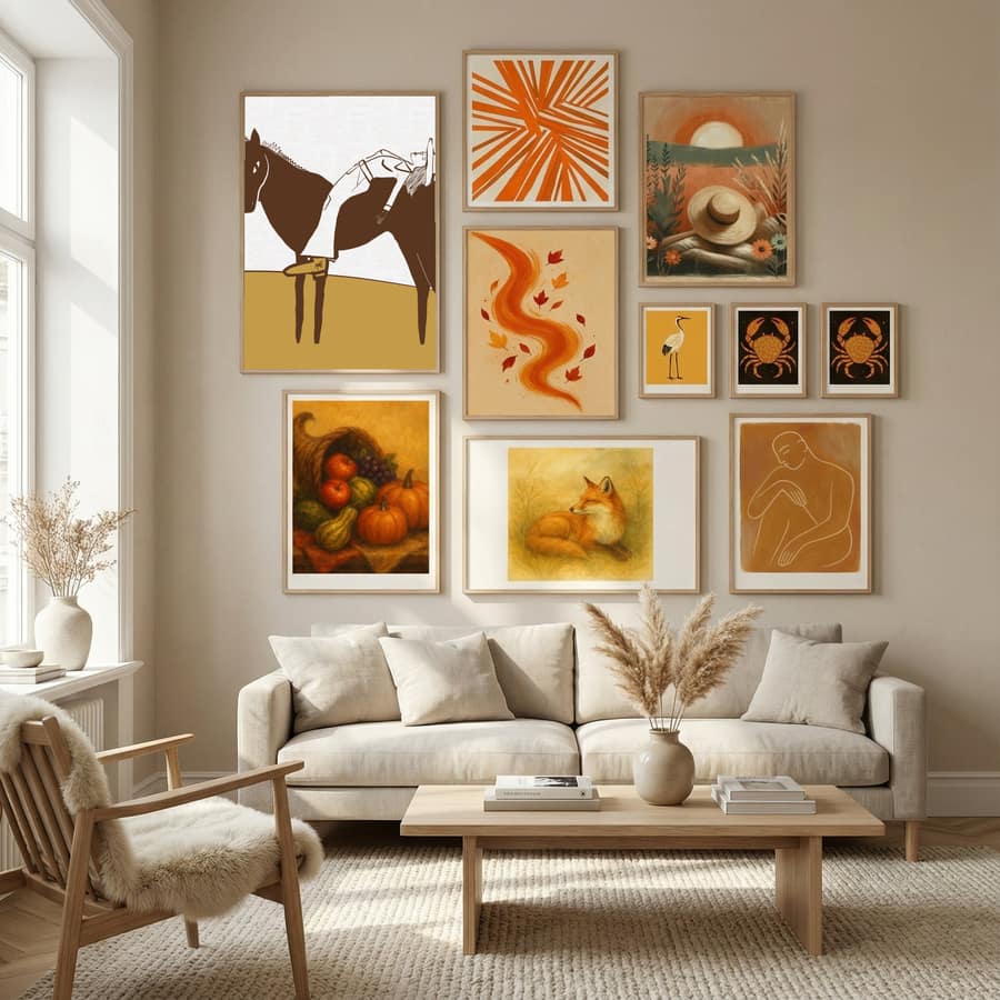 Day of rest COW GIRL Poster – poster and art print