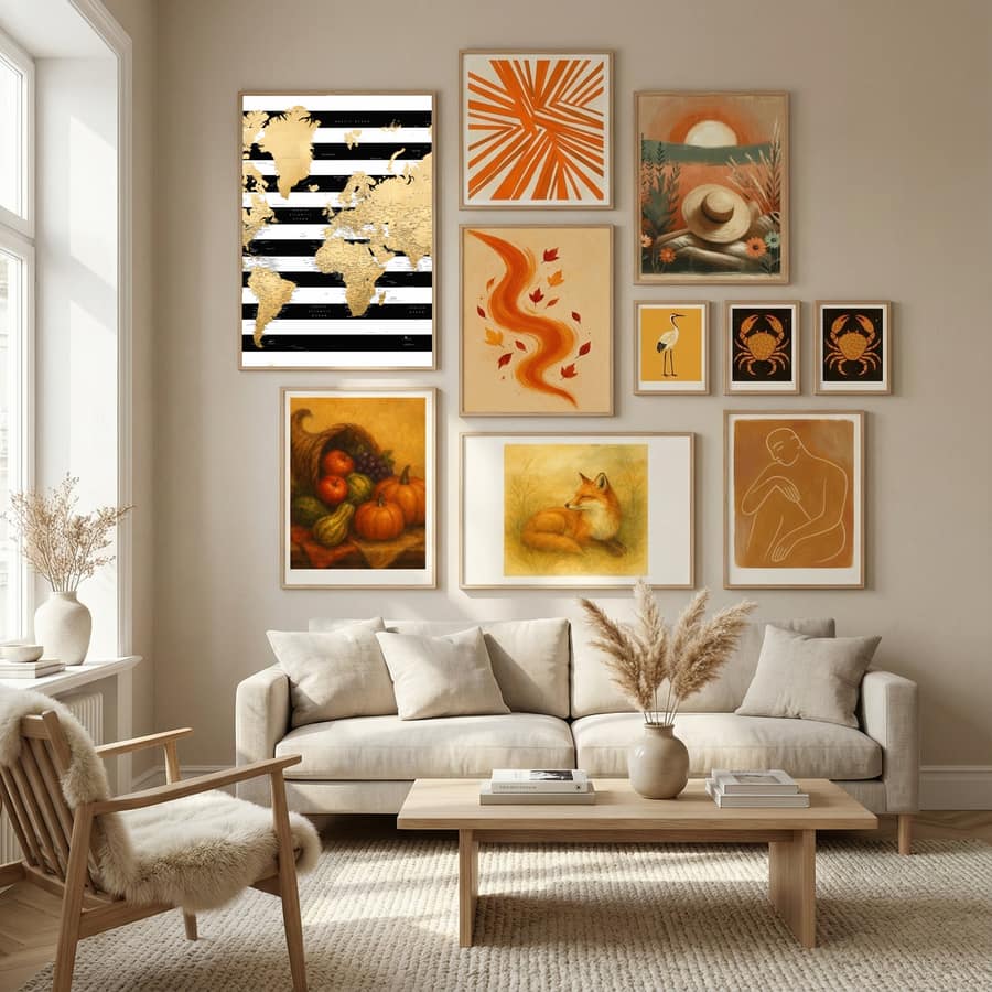 Detailed world map with cities, Harper Poster – Poster und Kunstdruck
