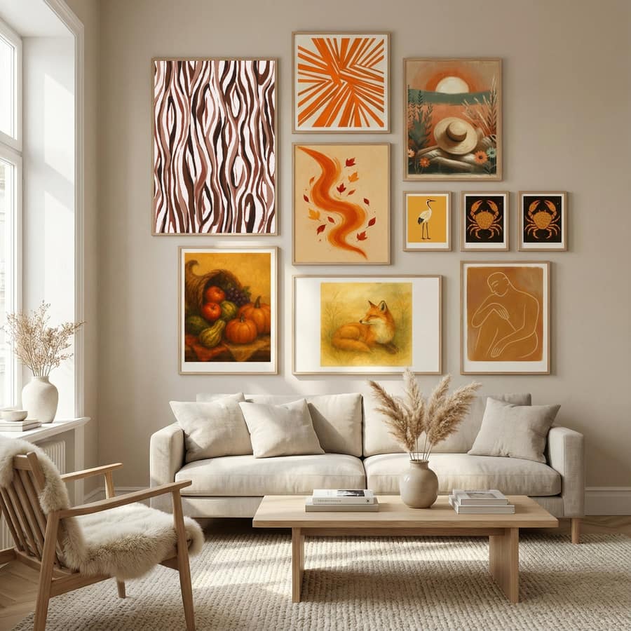 Earthy Waves Poster – poster and art print