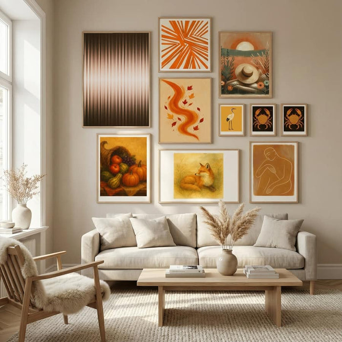 Póster Euphoria - Brown and White – póster e impresión artística