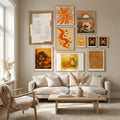 Fabric Pattern Collage No.6 Poster by The Miuus Studio in Nordic Tranquility gallery wall