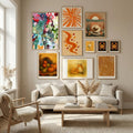 Flower Garden Poster by Janel Bragg in Nordic Tranquility gallery wall