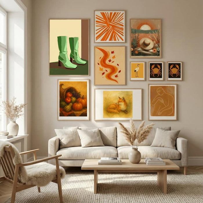 Green boots Poster by Sharyn Bursic in Nordic Tranquility gallery wall