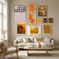 Hidden Moon N°3 | Behind the Clouds Poster – plakat og kunsttryk