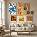 Indigo Summer Camp 2 Poster by Bronwyn Baker in Nordic Tranquility gallery wall
