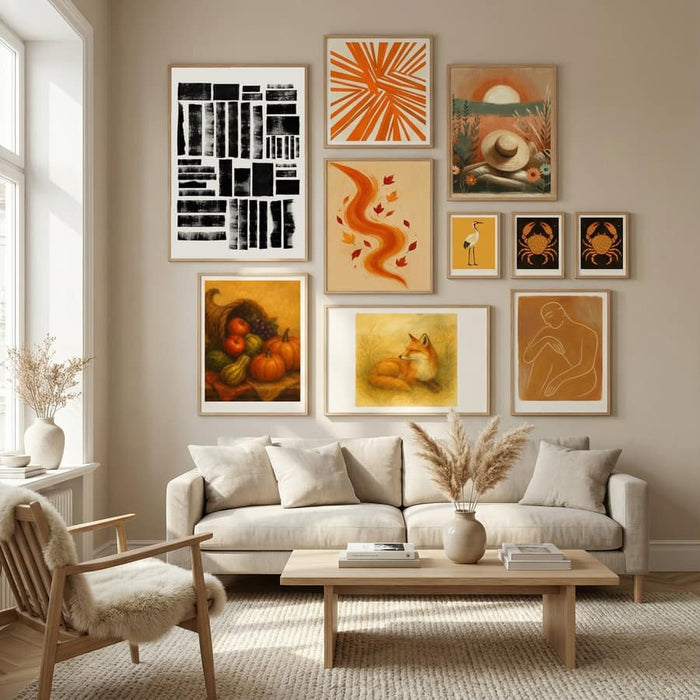 LINO CUT COMPOSITION Poster – poster and art print