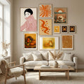 Lady in jumper Poster – poster and art print