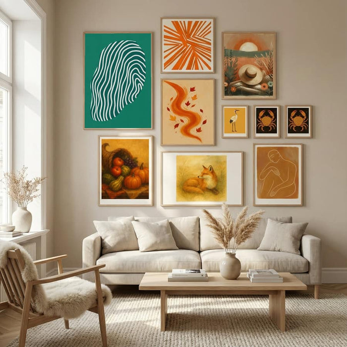 Line art confined in space-green Poster – poster and art print