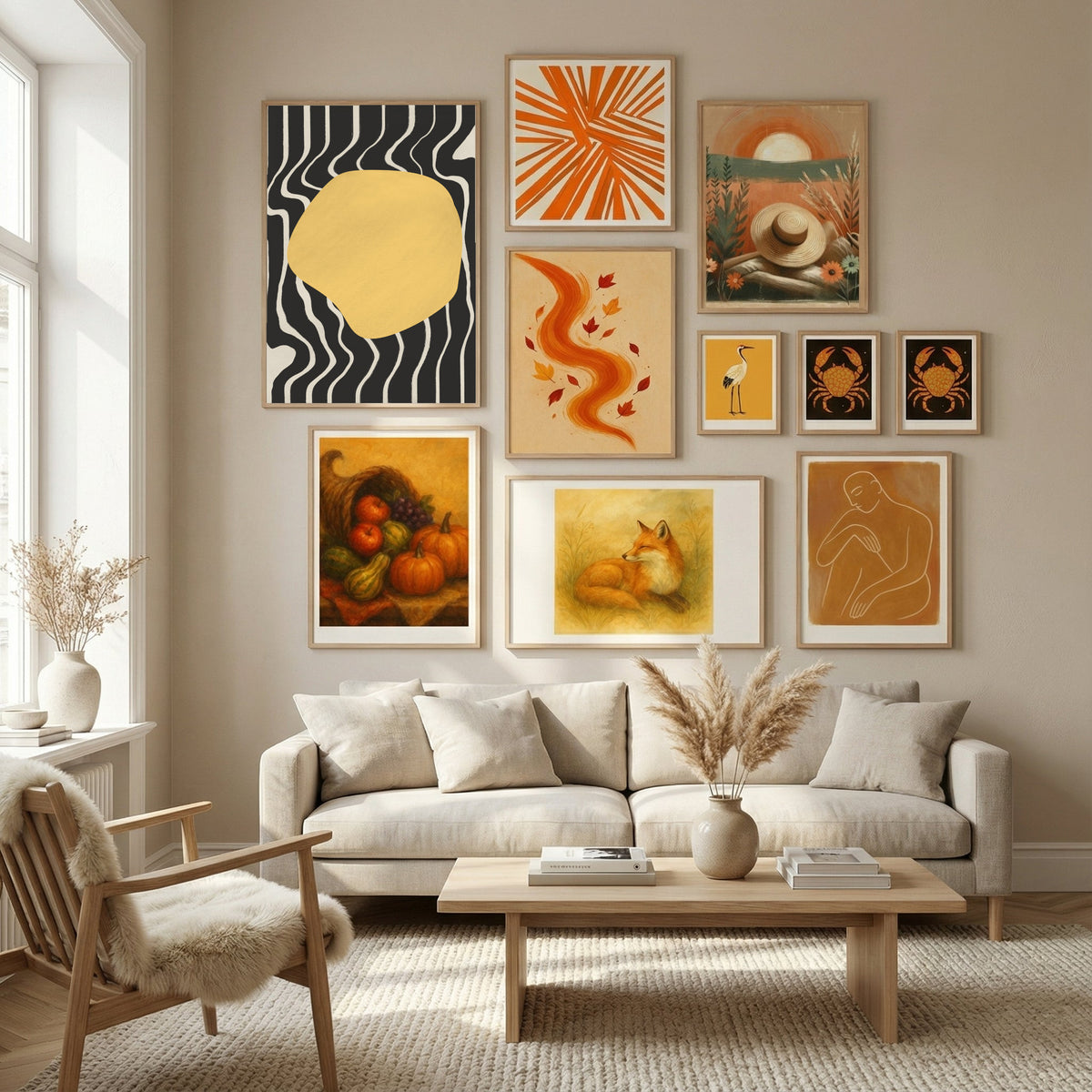 Liquid Yellow Poster by Little Dean in Nordic Tranquility gallery wall