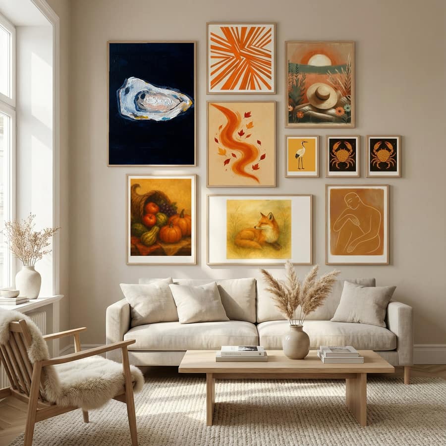 Low Tide Blue Poster – plakat og kunsttryk