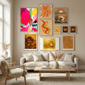 Modern Botanical Poster by Uma Gokhale in Nordic Tranquility gallery wall