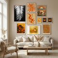 Poster Monochrome Palm Elegance – poster e stampa artistica