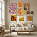 Mood No. 9: Color theory In Motion Poster by Uma Gokhale in Nordic Tranquility gallery wall
