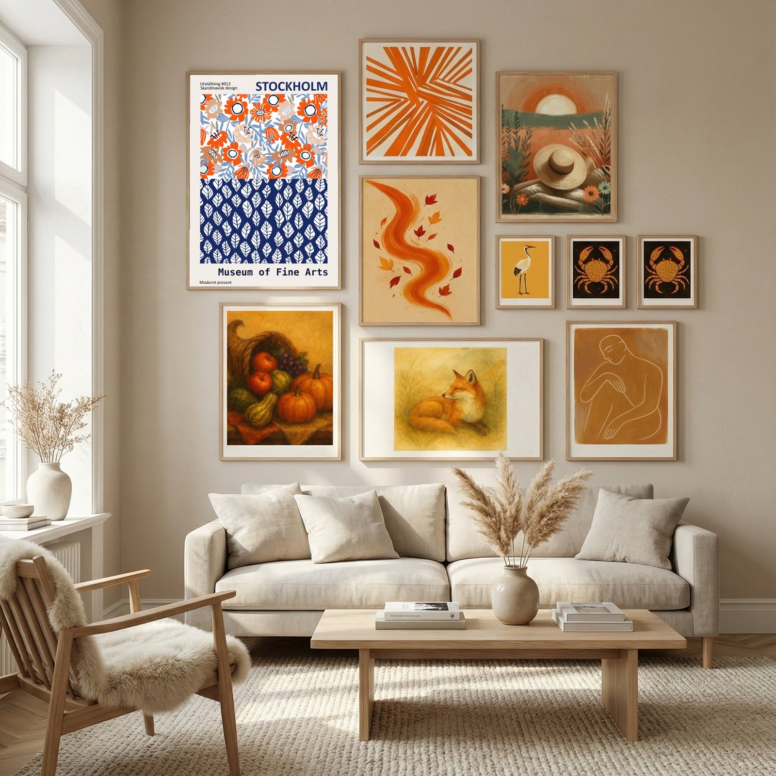 Museum of Fine Arts Stockholm Poster by Annick in Nordic Tranquility gallery wall