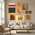 Abstract Collage K8 Poster by Little Dean in Nordic Tranquility gallery wall