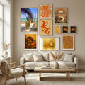Palm Leaf Beach Poster – poster och konsttryck