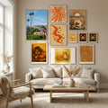 Palm Springs Pink House Poster by Bethany Young in Nordic Tranquility gallery wall