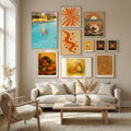 Palm Springs Pool Day Poster by Bethany Young in Nordic Tranquility gallery wall