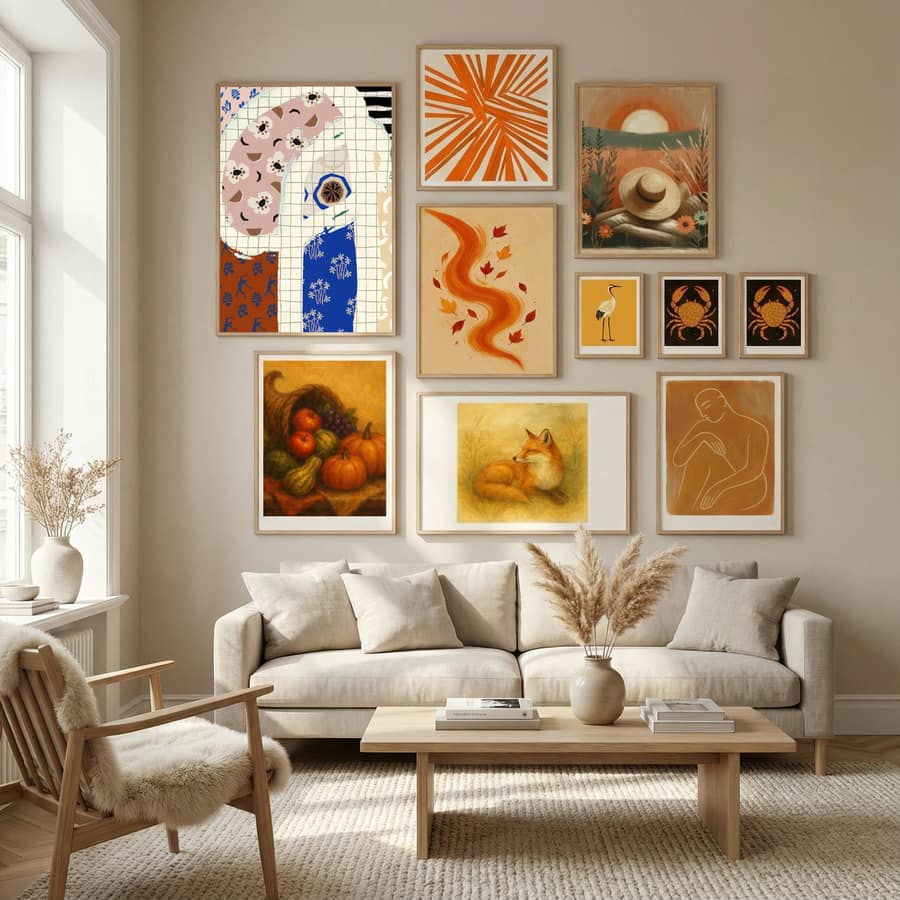 Patternplayno01 Poster by Treechild in Nordic Tranquility gallery wall