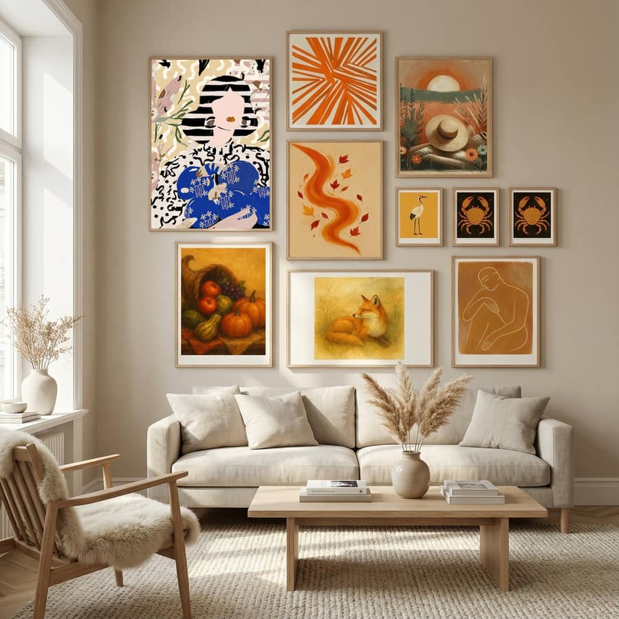 Patternplayno.20 Poster by Treechild in Nordic Tranquility gallery wall