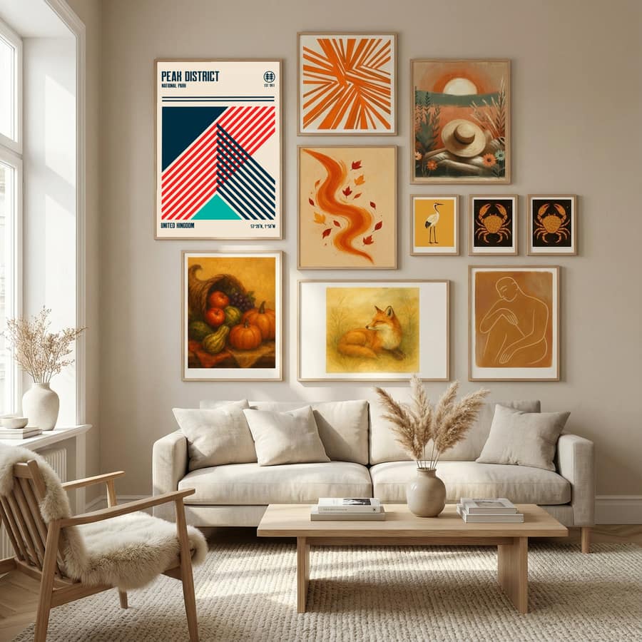Peak District National Park Travel Poster – Poster und Kunstdruck