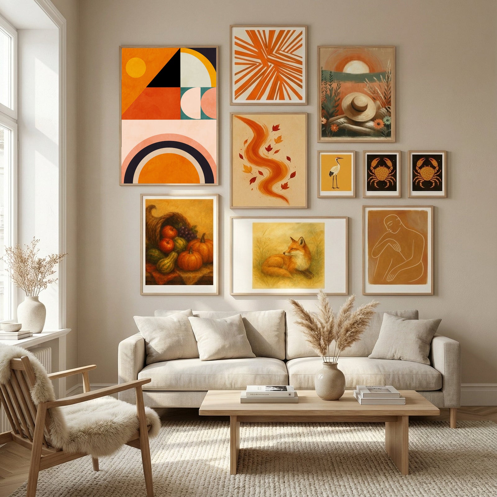 Playing Around Shapes 4 Poster by Ana Rut Bre in Nordic Tranquility gallery wall