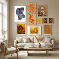 Polygonal shape XV. Poster by Paulina Vårregn in Nordic Tranquility gallery wall