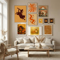 RODEO CAT Poster by Adam Lawless in Nordic Tranquility gallery wall