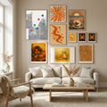 Retro Dots No.1 Poster by The Miuus Studio in Nordic Tranquility gallery wall