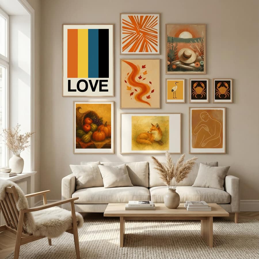 Retro Stripe LOVE Sundaze Poster – poster and art print