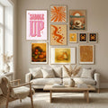 Saddle Up Poster by Frankie Kerr Dineen in Nordic Tranquility gallery wall